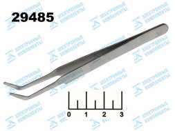 Пинцет 105мм угловой 1KPT-005