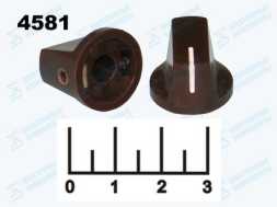 Ручка на вал 6.4мм коричневая Davies 1510 (винтовой зажим)
