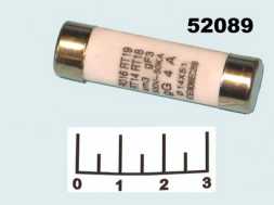 Вставка плавкая керамическая R016 RT19 RT14 RT18 4A 14*51 (предохранитель)