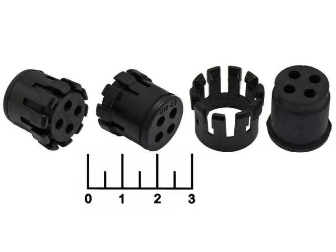 Кабельный ввод D/MG20A-H4-03 черный (4pin)