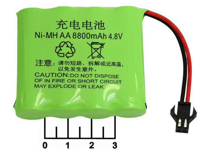 Аккумулятор 4.8V 8.8A Ni-MH