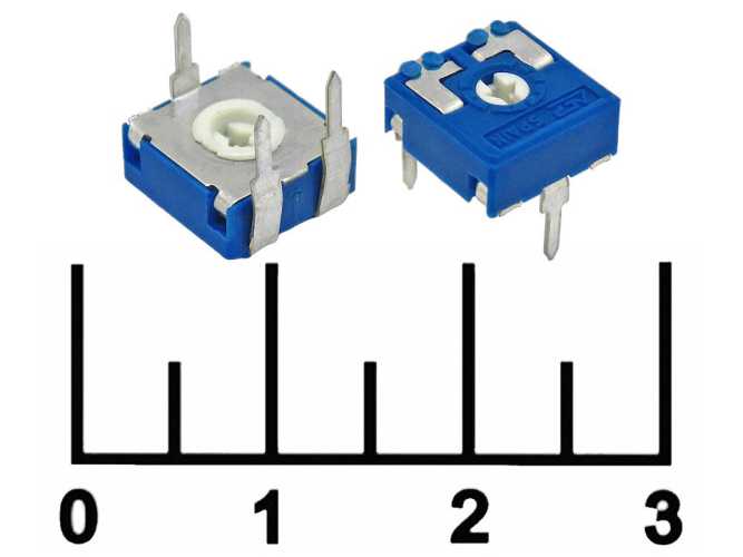 Резистор подстроечный 25 кОм CA9V (+111)