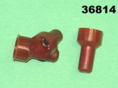 Заглушка концевая изолирующая КИЗ-1.25мм коричневая (CEF1.25)