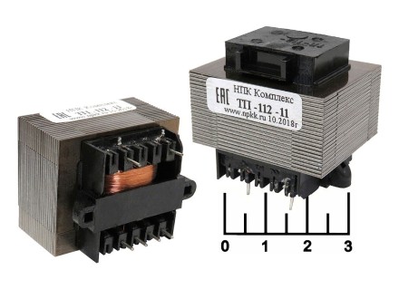 Трансформатор 2*15V 0.24A ТП112-11 (аналог)