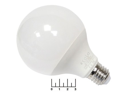 Лампа светодиодная 220V 20W E27 2700K белый теплый G95 Ecola (95*140) K7LW20ELC (1600lm)
