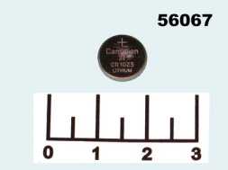 Батарейка CR1025 3V Camelion Lithium