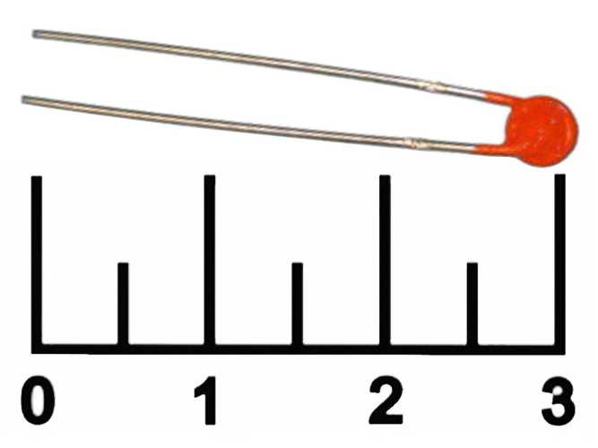 Конденсатор CAP 1000 пФ 50В 1000 pF/50V (К10-17)