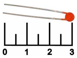 Конденсатор CAP 1000пФ 50В 1000pF/50V (К10-17)