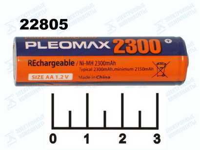 Аккумулятор AA 1.2V 2.3A Pleomax Ni-MH (АА)