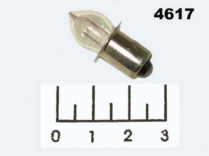 Лампа 7.2V 0.5A P13.5S без резьбы