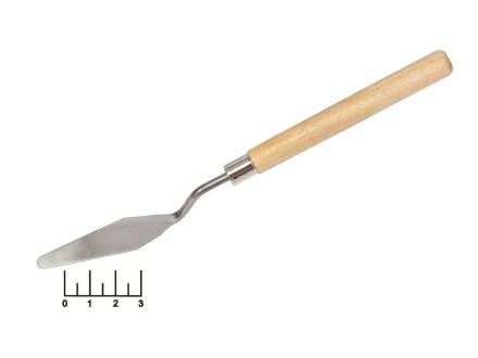 Инструмент для открывания корпусов (лопатка) №4 с деревянной ручкой