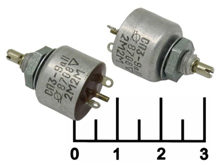 Резистор переменный 2.2 Мом СП3-9А (+41) (12мм)