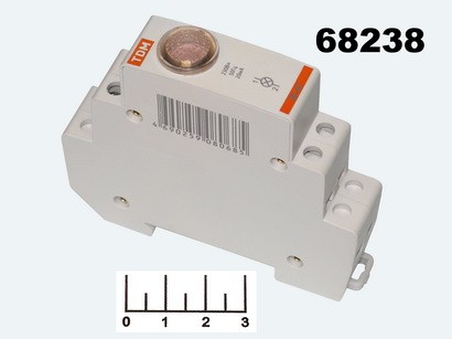 Индикатор напряжения LED на DIN-рейку 230V 20mA красный ЛС-47 TDM