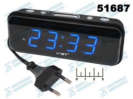 Часы цифровые VST-738-5 синие