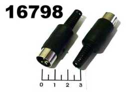 Разъем DIN 4pin штекер (7-0251)