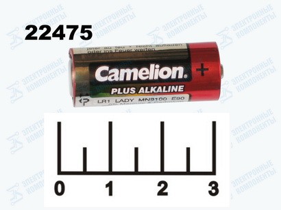 Батарейка N-1.5V Camelion Plus Alkaline LR1 MN9100