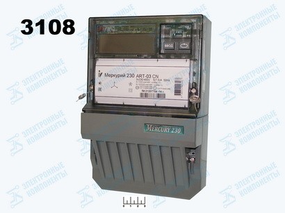 Счетчик электрический Меркурий-230ART-03CN многотарифный трехфазный