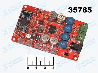 Радиоконструктор усилитель УНЧ 2*50 Вт+ bluetooth 4.0 цифровой D-класса (TDA7492P)