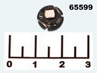 Лампа светодиодная салонная 12V T4.2 1LED белая 140ГР (3528)