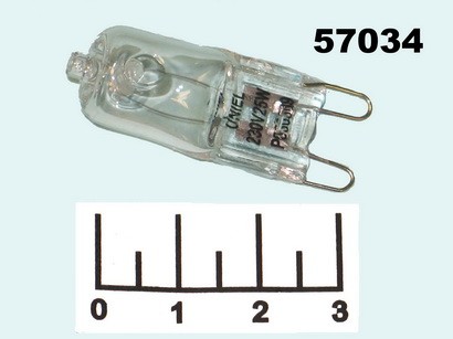 Лампа КГМ 220V 25W G9 прозрачная Uniel xenon