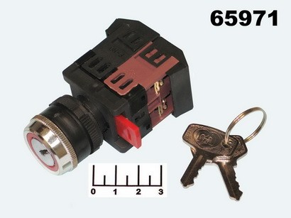 Выключатель ключ 2-х позиционный с фиксацией (3SA12-22E-11Y/21) 600/10