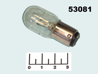 Лампа 220V 10W BA15D для холодильника HRK