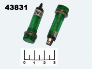Лампа 220V в плафоне зеленая (N-805)