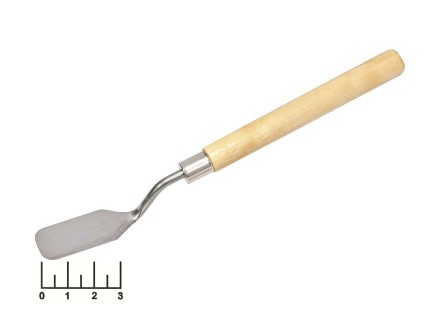 Инструмент для открывания корпусов (лопатка) №5 с деревянной ручкой