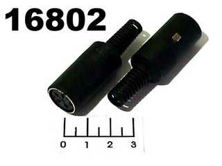 Разъем DIN 4pin гнездо на кабель имп