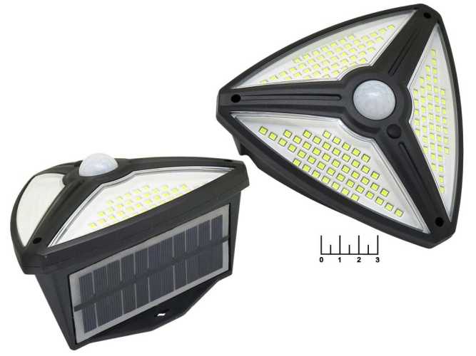 Фонарь садовый 138 светодиодов YG-1683 на солнечной батарее с датчиком движения аккумуляторный