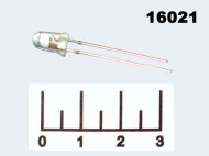 Светодиод LED КИПД21Р2-Л зеленый 3V 5мм (GNL-5013PGC)
