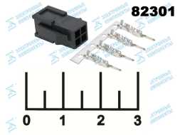 Разъем 4pin штекер MF3-2*2 M (MMF-2*2M) 3мм
