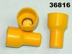 Заглушка концевая изолирующая КИЗ-5.5мм желтая