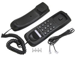 Телефон проводной BBK BKT-105 RU (черный)