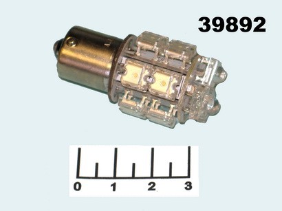 Лампа светодиодная LED 12V S25/1156W 13 LED белая