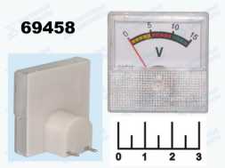 Измерительная головка вольтметр 15V 40*40мм DC