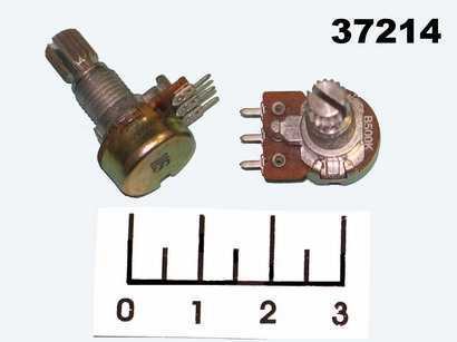 Резистор переменный 500 кОм RK-1233N1-B (+43)