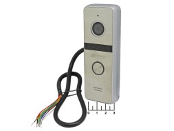 Панель видеодомофона AHD-2 SIilver накладная металл 90*