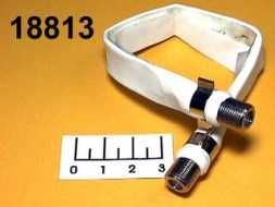 Переходник F 2 гнезда гибкий для TV кабеля