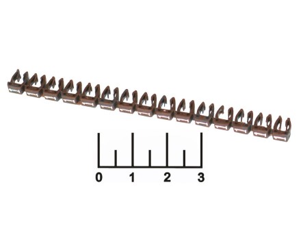 Маркер кабеля "1" 2.5мм TDM коричневый (15 штук)