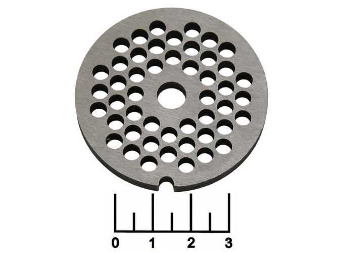 Решетка для мясорубки 54*8*5мм Гамма-7 (4мм) (K00603)