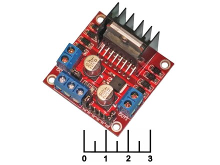 Радиоконструктор Arduino драйвер шагового двигателя 5-35V 2A 25W 0-36mAупр L298N
