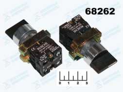 Выключатель 240/3 ZB2-BE101C 3-х позиционный без фиксации (3SA8-BD53)