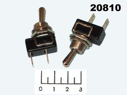 Тумблер 250/2 KN3E-101 2-х позиционный с фиксацией 2 контакта (клемма)