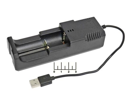 Зарядное устройство для литиевых элементов 4.2V 1A 1*18650 USB FA-8866B (18650/26650/14500/16340)