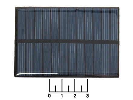 Солнечная батарея 55*80мм 6V 0.1A 0.6W