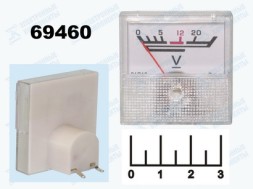 Измерительная головка вольтметр 20V 40*40мм DC