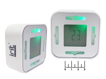 Часы-будильник цифровые + термометр IR-609