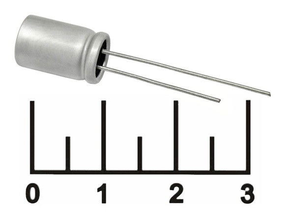 Конденсатор электролитический ECAP polimer 1000мкФ 16В 1000/16V 0812
