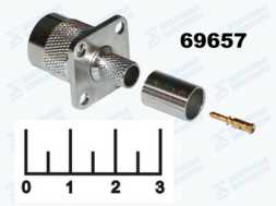 Разъем TNC штекер обжимной RG-6 под 4 винта (TNC-BJ1-C6)